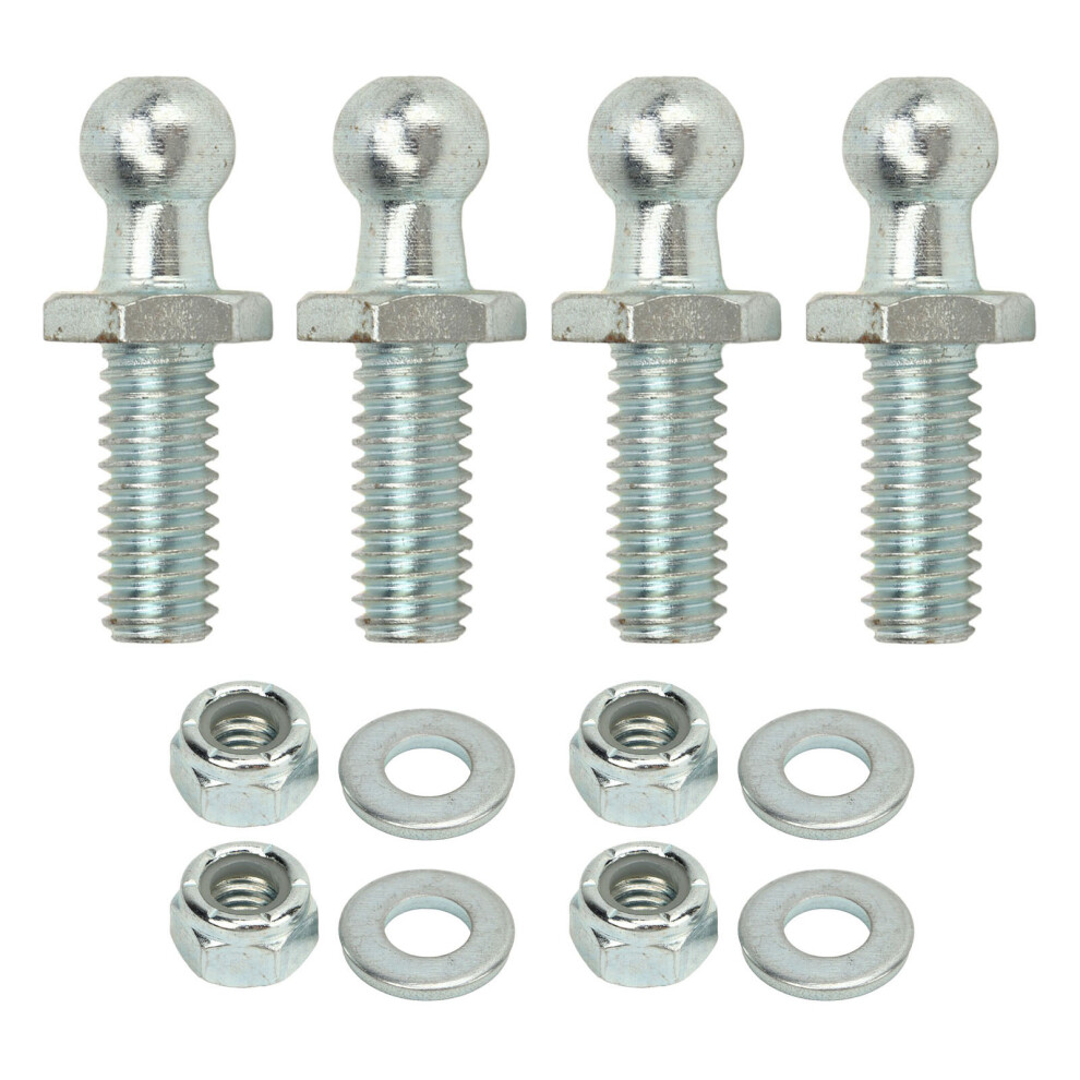 Ball Stud Mount Bracket Gas Strut Mounting Brackets Universal Lift Supports Premium Manufacturer Zinc Plated Hardware Sturdy & Durable Compatibility 9139052020146