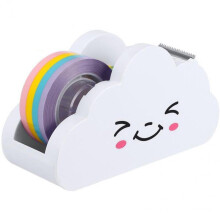 Sturdy tape dispenser with 1 roll of packing tape, 1.8 cm wide, tape dispenser