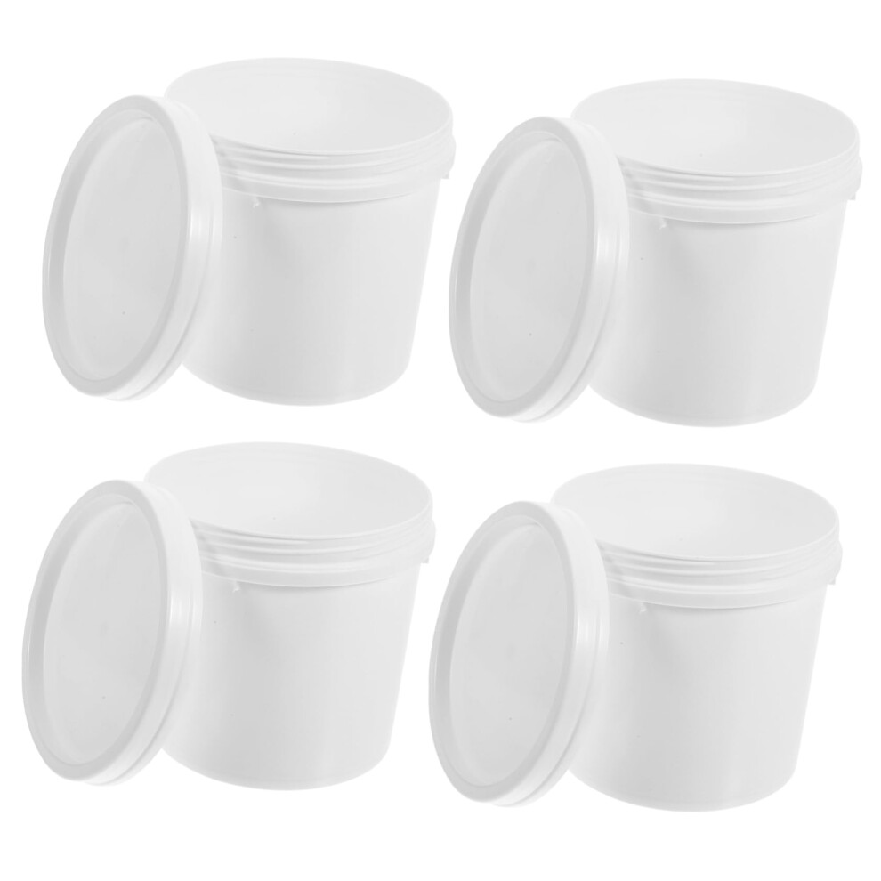 4 X Bucket With Foodsafe Plastic Bucket With Lid Versatile For Household Transport 9426802148169