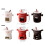 Microwave Safe Ceramic Fondue Cup for-Brown T shaped model 4
