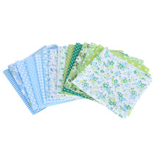 Tecido de algodão de alta qualidade para patchwork, com estampa multicolorida e quadrados de tecido pré-cortados para projetos vibrantes de costura