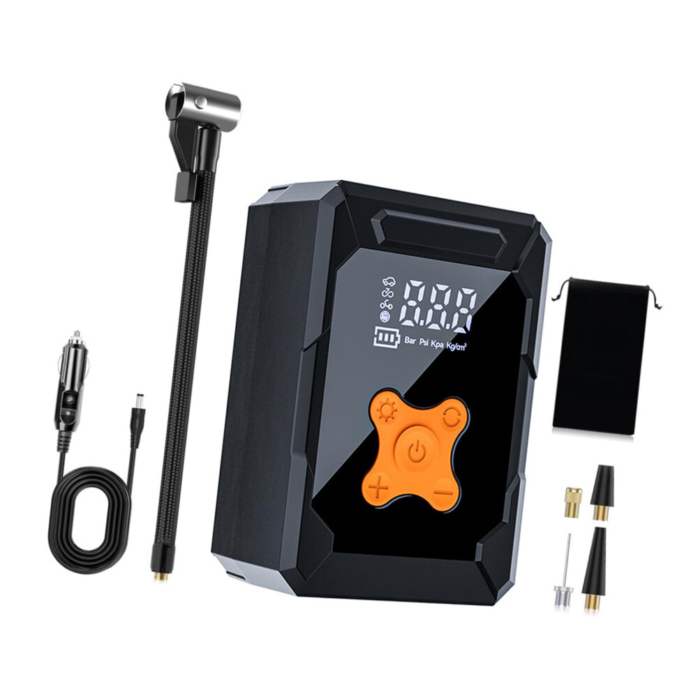 Car Air Compressor Air Pumps With Flashlight Function Tire Inflator For Car Bike Motorcycle Lightweight Vehicle Compressor Type A 9189345781261