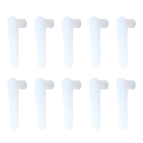 10 Divisions Permanent Elastomer Handle Guards-translucent