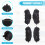 1Set/4pcs Car Front Brake Pads Assy Calipers 16128 10