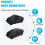1Set/4pcs Car Front Brake Pads Assy Calipers 16128 8