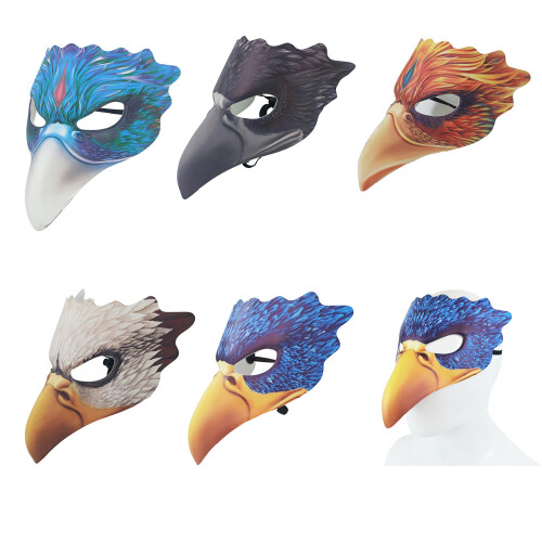 Multiple Bird Animal Hawks Masks For Halloween-Ice Phoenix 2