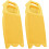 2PCS Laundry Washboards Large Washing Surfaces Plastic-Yellow 1