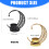 Moon Shape Candle Holders,Eid Ramadans Decorations-Black 4