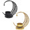 Moon Shape Candle Holders,Eid Ramadans Decorations-Black 2