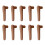 Pack Of 10 Elastomer Handle Protectors Against-Coffee color 1