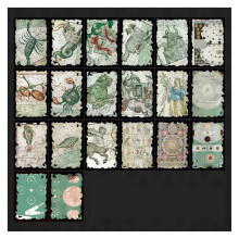 Decorative Scrapbook 40 Pieces Vintage Scrapbooking Material Paper DIY Craft