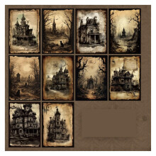 Vintage Darkness Decor Scrapbooking Material Paper DIY Junk Journal Planner