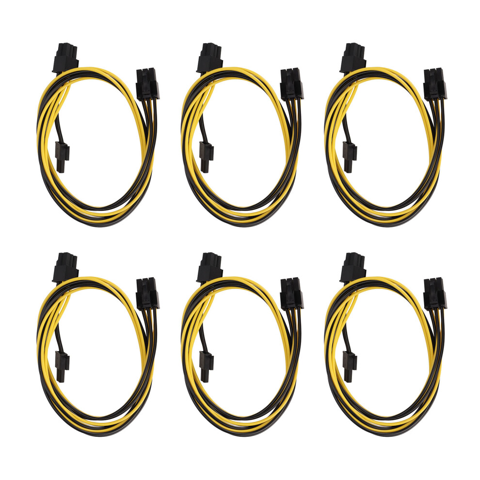 Convenient Solution For Internal Wiring, Cost Effective Tinned Copper Cable For Gpu Power Supply, 6Pcs 50Cm High Quality 18 Awg Wires, Pc Power Supply 9177303807580