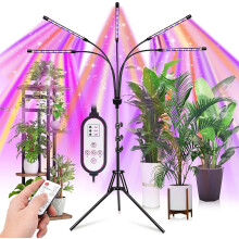 Grow Lights for Indoor Plants,5 Heads Full Spectrum Plant Light with Adjustable Stand, Timer