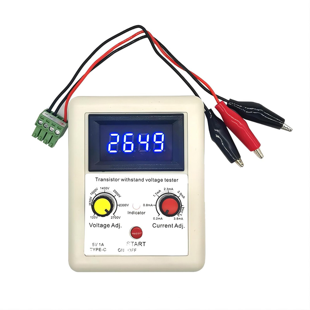 Transistor Tester Capacitance Resistance Tester For Diodes, Thyristors, Capacitors, Resistance Transistors Blue Light 9426802149104
