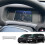 RHD Car Instrument Panel Strips Trim Stickers for 4