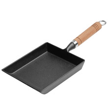 Omelette Pan Cast Iron Pan Frying Tamagoyaki Omelette Black Non Stick Pan Fry Egg Pancake Kitchen Pot Cover Gas Cooker For The Kitchen