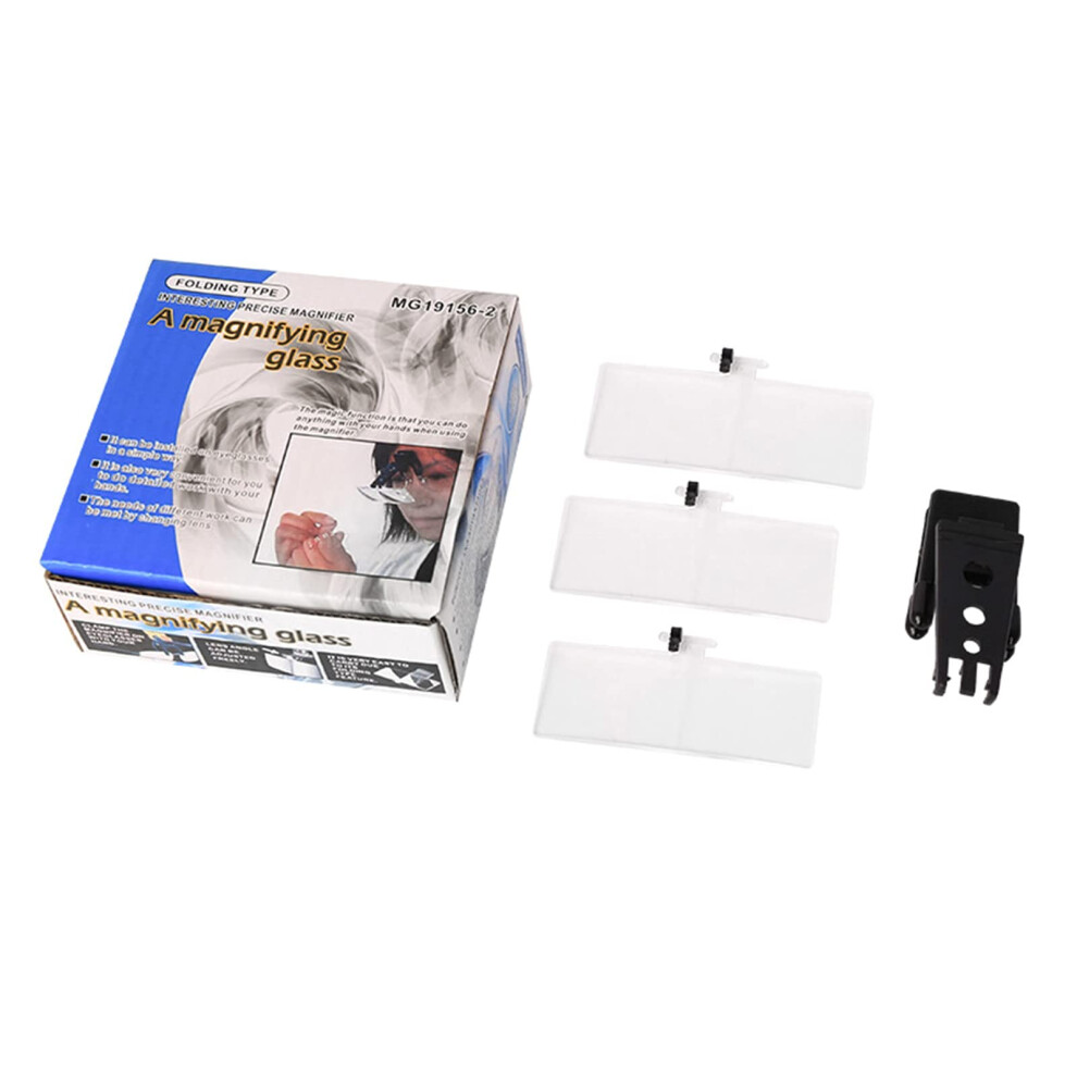 1 2 3 Magnifying Clip On Loupe 3 Magnifying Glass For Jewelry Watch  Surgery