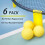 Roundnet Game Replacement Balls Set of 6 Balls 2