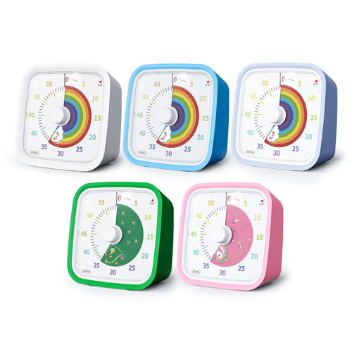 Stille timer voor kinderen Valbestendig Kunststof-Wit 1