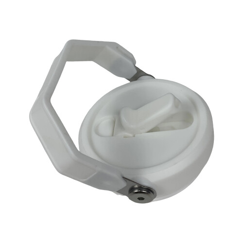 Draagbare waterbeker strodeksel met handvat Fit 30oz-Wit