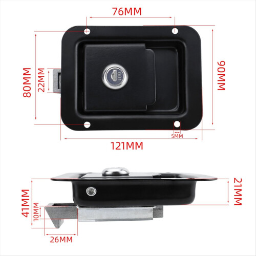 Car Toolbox Latch Replacement with Keys 8 Rivet St 2