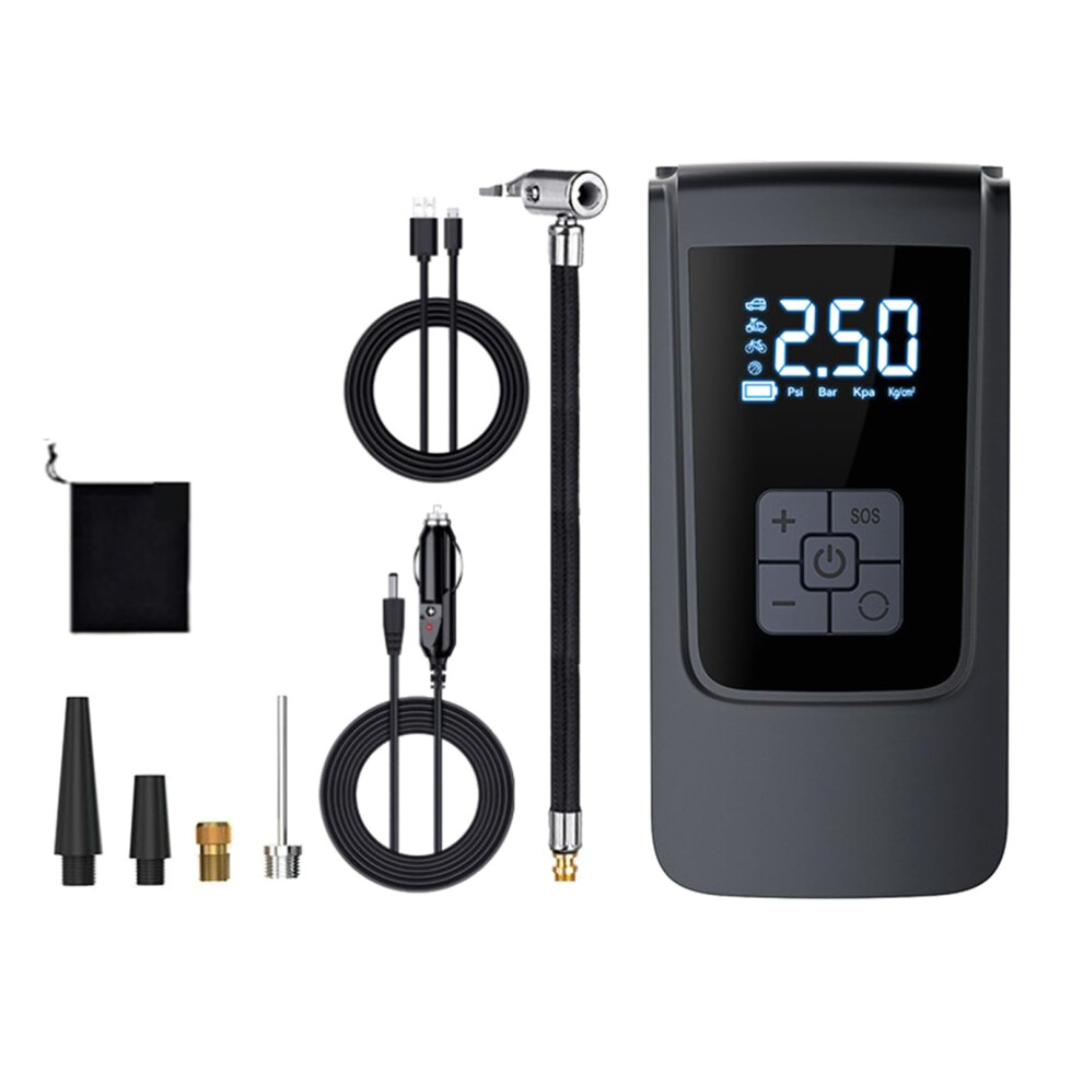 Tire Inflator Portable Air Compressor For Car 6000Mah Electric Compressor Cordless 150Psi Cordless For Car Tires 9365049654401