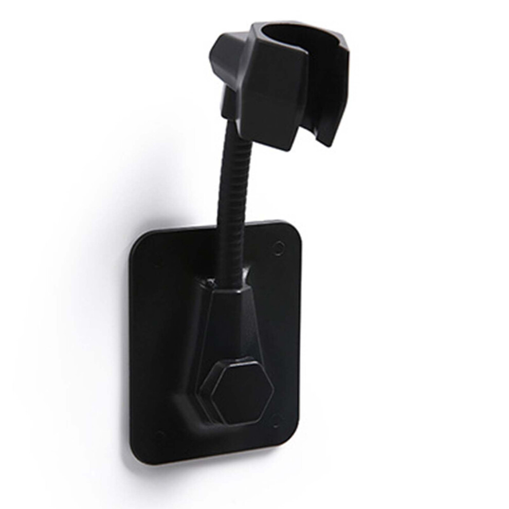 Wall Mount Shower Bracket, Abs Shower Holder Bracket 360 Rotation Wall Mount For Wand Handle Hose Multicolor Square(Black) 9412369706164
