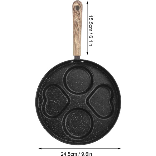 Egg Pan Nonstick, Omelette Pan, Breakfast Omelette Skillet with Dividers 2