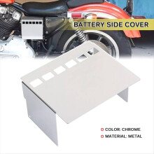 Chrome Square Battery Box Cover for Dyna Low Glide