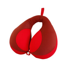 Repose-cou de voyage pliable, rembourrage lisse, idéal-Rouge