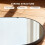 Living And Home Oval Wall Mirror 3