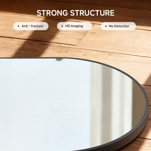 Living And Home Oval Wall Mirror 2
