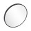 Living And Home Round Wall Mirror, Black 3
