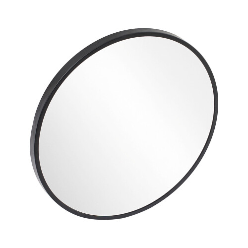 Living And Home Round Wall Mirror, Black 2