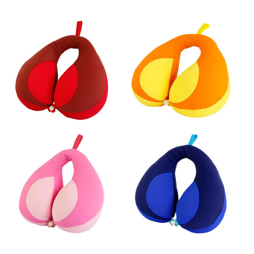 Oreiller de confort à usage Multiple pour le repos du cou,-rose 1
