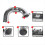 Car Modification 3 Inch Exhaust Pipe Kit Intake fo 3