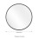 Living And Home Round Wall Mirror, Black 4
