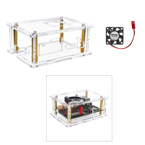 Robuste und leichte Acryl-Gehäusebox für-Gehäuse und Lüfter 2
