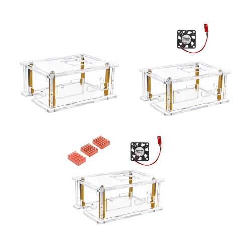 Robuste und leichte Acryl-Gehäusebox für-Gehäuse und Lüfter 1