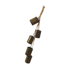 Celebratory Iron Bell Wind Toll Christmas Decoration Natural