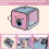 Enceinte de séchage portable pour animaux de compagnie, 4