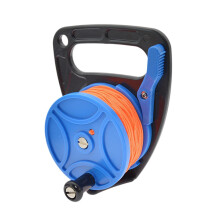Dive Guide Line Reel with Handle Scuba Dive Reel with Thumb Stopper for Underwater, Blue