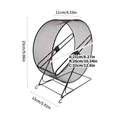 Iron Small Animal Exercise Gyrator Calm Plan For Unguis-26cm 2