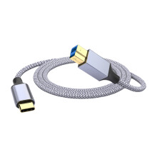 Typ-C-auf-USB-B-Druckerkabel, breite Kompatibilität,-0,5 Meter