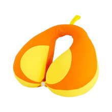 Modifiable Outline Travel Pillow Ventilated Fabric-Yellow