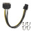 SATA Power Cable For PCI Express Video Card, Internal Cable Management Secure Connection Sturdy Material High Compatibility, Universal Headset Display 5