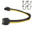 SATA Power Cable For PCI Express Video Card, Internal Cable Management Secure Connection Sturdy Material High Compatibility, Universal Headset Display 7