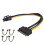 SATA Power Cable For PCI Express Video Card, Internal Cable Management Secure Connection Sturdy Material High Compatibility, Universal Headset Display 8