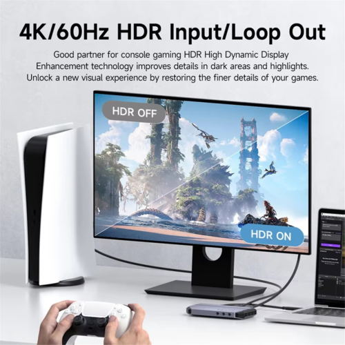Κάρτα λήψης βίντεο 1080P 60Hz για streaming και παιχνίδια 1080P 60FPS HDR 2